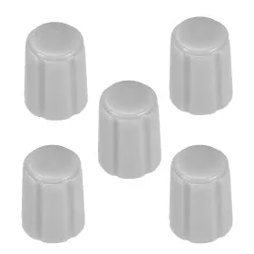 Uxcell 784958560976 5pcs D Type 6mm Potentiometer Control Knobs For Guitar Volume Tone Grey