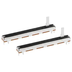 Uxcell 784958961261 2pcs Variable Resistors 75mm Straight Slide Single Potentiometer B503 50k