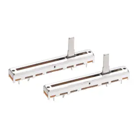 Uxcell 784958961483 2pcs Variable Resistors 60mm Straight Slide Linear Potentiometer B5k 4pin