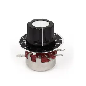 Uxcell A15050500ux0769 Rotary Carbon Film Potentiometer With Diameter Knob Wth118-1a