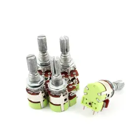 A15082600UX0091 UXCELL Stereo Dual Linear Taper Potentiometer