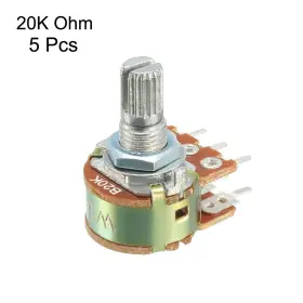 A18081800UX0102 UXCELL Resistors Dual Turn Rotary Carbon Film #2