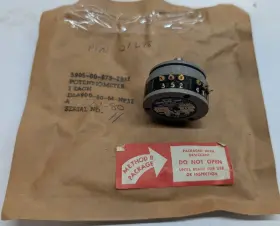 Vernitron 21698 Wirewound Potentiometer 5905-00-879-2952 P/n Model 156 0.4% Nos