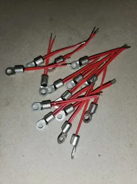 Vishay Ntcalug01a103h Wow 10k Thermistor 15pcs Ntc 3% 38mm Awg24 Free Shi
