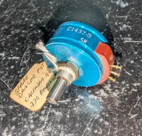 C-1437-3 VOLTRONICS Rotary Potentiometer Resist C-1437-3 VOLTRONICS Rotary Potentiometer Resist