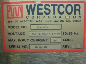 WE-100-1 Westcor