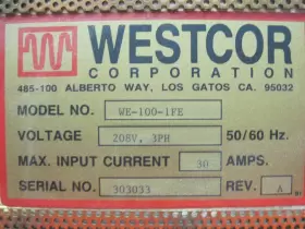 WE-100-1FE Westcor