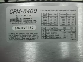 CPM-6400 WESTERN TELEMATIC Telmatic Port Mod Control #3