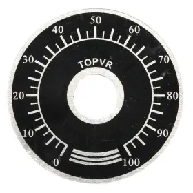 746771526560 YWBL-WH Potentiometer Knobs Digital Dial Plate