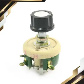 Zaplyte 669739771294 1 X Wirewound Ceramic Potentiometer Variable Rheostat Resistor 25w 500 Ohm
