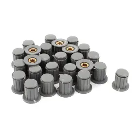Zaplyte 680811532336 26pack Brass Insert Split Hole Gray Plastic Volume Control Caps For 4mm Shaft Zaplyte 680811532336 26pack Brass Insert Split Hole Gray Plastic Volume Control Caps For 4mm Shaft