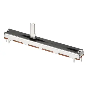 Zaplyte 747709195223 5pcs Variable Resistors 75mm Straight Slide Potentiometer B10k Single Channel