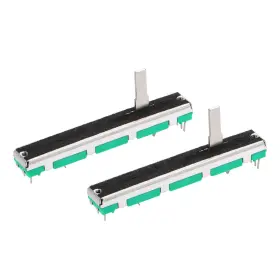 Zaplyte 783243253760 2pcs Fader Variable Resistors Mixer 60mm Straight Potentiometer B103 10k Ohm Zaplyte 783243253760 2pcs Fader Variable Resistors Mixer 60mm Straight Potentiometer B103 10k Ohm