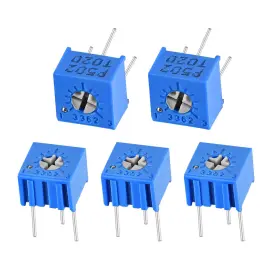 Zaplyte 784958547366 3362 Trimmer Potentiometer 5k Ohm Top Adjustment Variable Resistors 5pcs