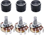 Twtade / 3pcs Wh138 100 Ohm Potentiometer Single Turn Rotary Linear Variable Pot. Fixed Price $17.99.