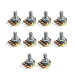 Comimark 10pcs Wh148 Type B10k Ohm Linear Taper Rotary Potentiometer Panel Po.... Fixed Price $13.23.