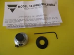 16-1-11 Spectrol Dial Vernier Scale Brake Lev Knob 1/4 Shaft 1-14 Potentiometer. Fixed Price $29.95.