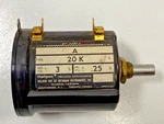 Beckman Instruments Helipot Res. 20k Model A Precision Potentiometer. Nos. Fixed Price $15.00.