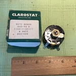 Clarostat A-10 Pick A Shaft 75 Ohm 4 Watt Potentiometer Wire Wound. Fixed Price $10.00.