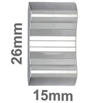 Sifam Width: 15mm Fader Knob Cap Metalized Slide Potentiometer Pot Touch Sense. Fixed Price $3.70.