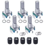 Taiss 5pcs Rotary Encoder Switch Push Button Ec11 360 Degree 5 Pins 20 Detent.... Fixed Price $17.24.
