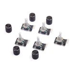 Cylewet 5pcs Ky-040 Rotary Encoder Module With 15 16.5 Mm Knob Cap For.... Fixed Price $13.61.