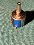 10 Turn Potentiometer, 20k Ohms, Bourns, 3/8" Bushing 1/4" Shaft, Small Profile. Fixed Price $17.00.