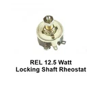 Ohmite Rel6r0, 6 Ohm 12.5 Watt Power Rheostat 1/8" Locking Shaft 12.5w. Fixed Price $49.95.