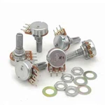 Alpha B50k Linear Rotary Potentiometer Pcb Mount 20mm Knurled Shaft. Fixed Price $9.95.