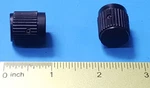 ( 2 ) Round Skirted Knob, Ms91528-1d2b, Raytheon, 6.35mm, Shaft Diameter:6.35mm. Fixed Price $16.00.
