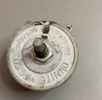 Rheostat Ohmite Model J Series A No 0330, 3000 Ohm, 0.10 Amp. Fixed Price $15.00.