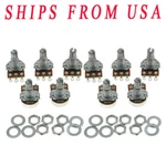 Kaish 10 Pcs A250k Audio Guitar Mini Pots Long Split Shaft 250k Potentiometers. Fixed Price $11.99.