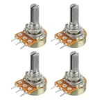 Wh148 250k Ohm Variable Resistors Single Coil Carbon Rotating Film 4pcs. Fixed Price $7.41.