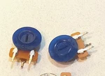 X201 R502b 5k Ohm 1/4w Cts Thumb Wheel Trim Resistor Variable, Lot Of 2, Nos. Fixed Price $3.00.