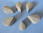 Raytheon & Unbranded Set Of 6 Teardrop Pointer Control Grey Gray Knobs Vintage. Fixed Price $23.95.