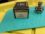 New In Box Clarostat Potentiometer 500 Ohm Ra20-lasb501a. Fixed Price $12.00.