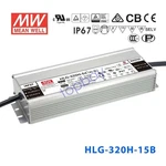 Mean Well Hlg-320h-15b Power Supply 285w 15v - Dimmable. Fixed Price $100.48.