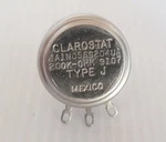 New Clarostat Ja1n056s204ua Single Turn Linear Potentiometer 200k. Fixed Price $25.00.