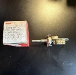 Rca 119849 Qt-p Potentiometer 1m Ohm Spst Dpdt 5a Switch Nos W/ Original Box. Fixed Price $24.99.