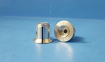 One- Fluted Knob, 1437623-3, Te/alcoswitch, 0.126"shaft With Line On Side Metal. Fixed Price $15.00.