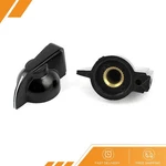 2 X Black Plastic Rotary Switch Knobs Caps 6mm Dia Shaft Hole V Shape Knob. Fixed Price $12.15.