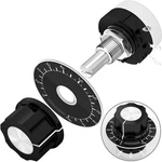 Joinfworld 10k Potentiometer Single Turn Carbon Film Rotary Black & Silver. Fixed Price $16.16.