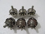 6x Vintage 1980 Cosmos Mfv281 20s B5k Potentiometer 5k Ohm, 3/8" Long Shaft. Fixed Price $99.99.