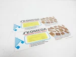 Lot Omega Oms-fb1b-1kk-pc11-le-250mm-tef Full Bridge Gage 1k Ohm Resistance. Fixed Price $58.28.
