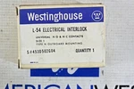 Westinghouse S#453d502g04 Electrical Interlock L-54 Size 1 600v Ac 230v Dc Nib. Fixed Price $79.00.