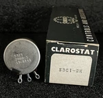 1pc Clarostat 53c1-2000-s 2k Ohm 2-watt Linear Taper Potentiometer **nos. Fixed Price $25.00.