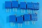 Lot Of 9 Bourns 3296w Multi-turn Trimmer Potentiometers 200 Code (20 ) Nos. Fixed Price $14.44.