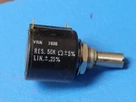 (1 Pc) Vrn 7800/50k Potentiometer 50k Ohms 5% Lin .25%. Fixed Price $18.95.