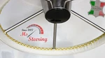 Stevens 47 Ys Wheel Boat 15''- 19'' Cream Leather Steering Cover Yellow 2. Fixed Price $68.14.