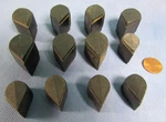 Raytheon & Unbranded Teardrop Set Of 12 Pointer Control Black Knobs Vintage. Fixed Price $24.95.